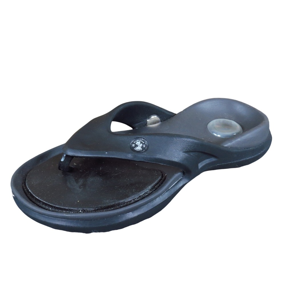 Hawaiian Jellys Slip-Ons Women Convertible Slipper Sandal Size 6 Black Magnetic